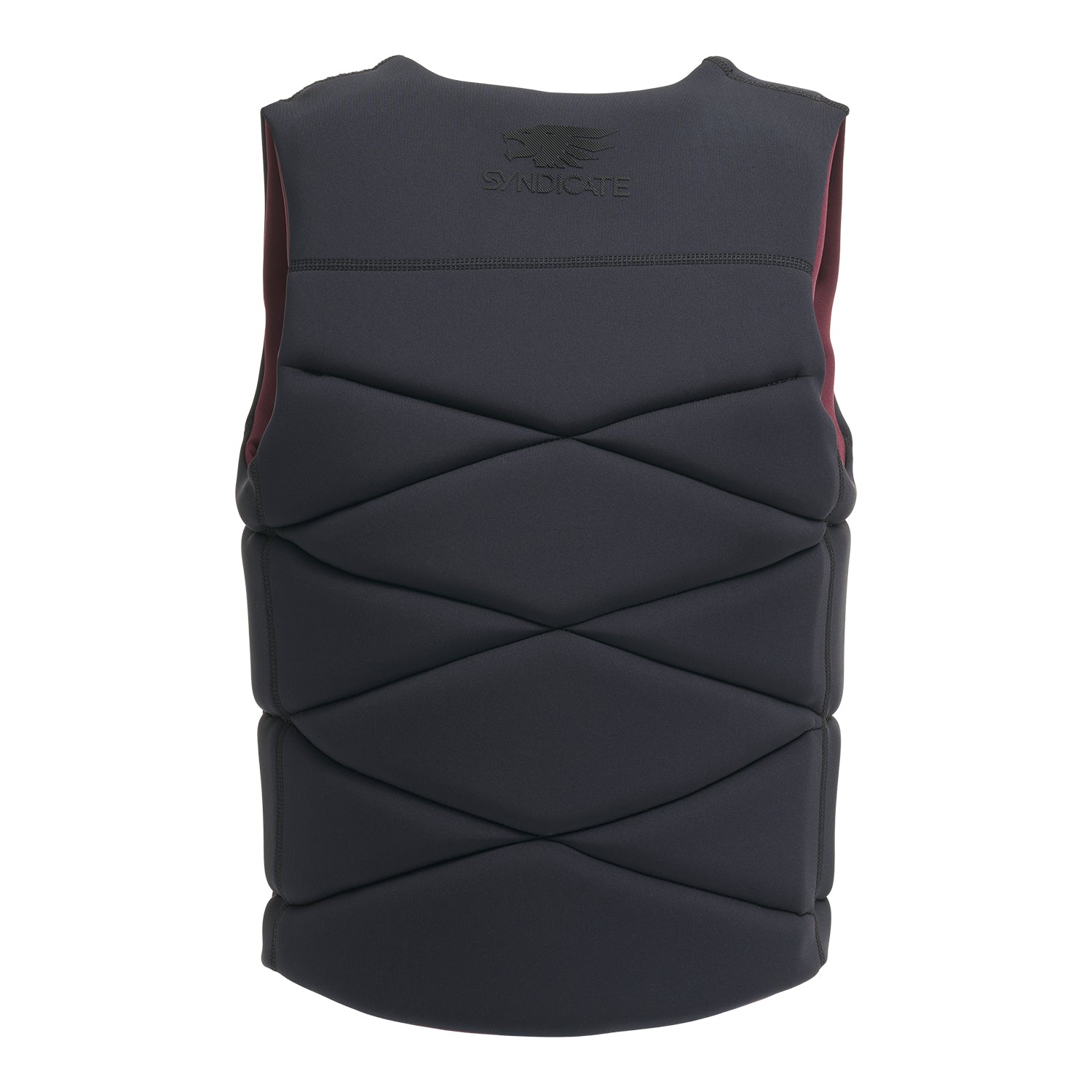 Back view of Women's Syndicate Zero Vest showing quilted panel design.
