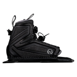 Opposite side view of the black Stance 110 Front boot with gray accents, a secure lace system, and a supportive high cuff.