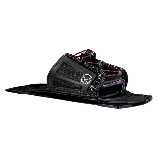 Three-quarter view of the Women's Stance 110 ARTP binding, highlighting the lace closure and black finish.
