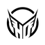 HO Sports logo in black and white, featuring a stylized angular design resembling wings and a shield.