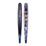 Side-by-side views of the Future OMNI - Wacky Toons waterski featuring vibrant cartoon graphics and a sleek gradient design.