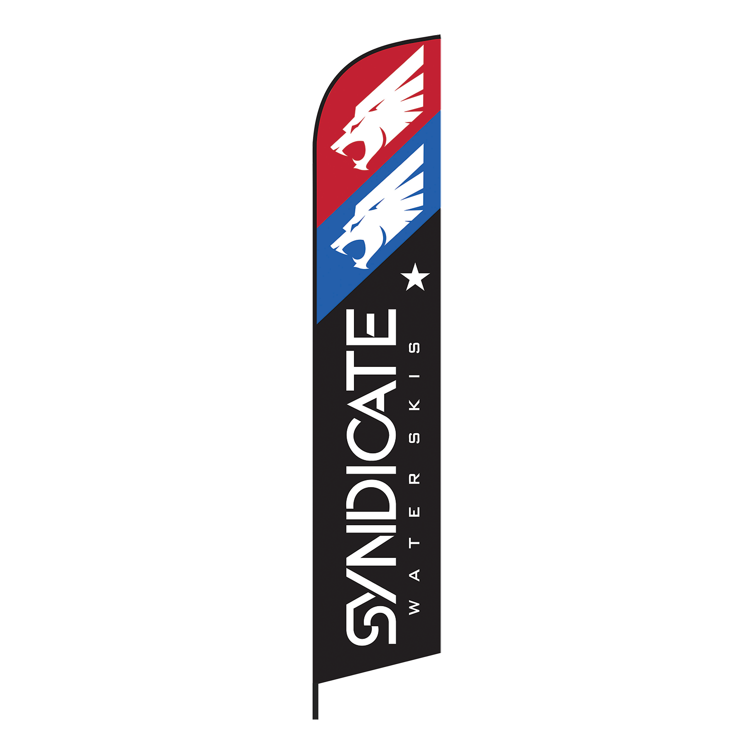Syndicate Waterskis Feather Flag