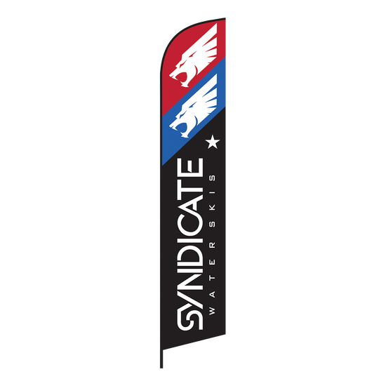 Syndicate Waterskis Feather Flag