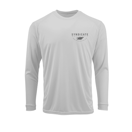 Syndicate Sun Shield LS Crew - Mist Grey