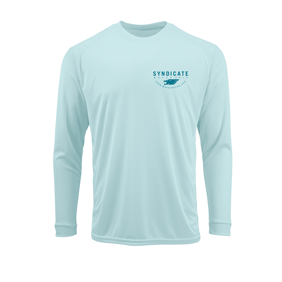 Syndicate Sun Shield LS Crew - Aqua Mint