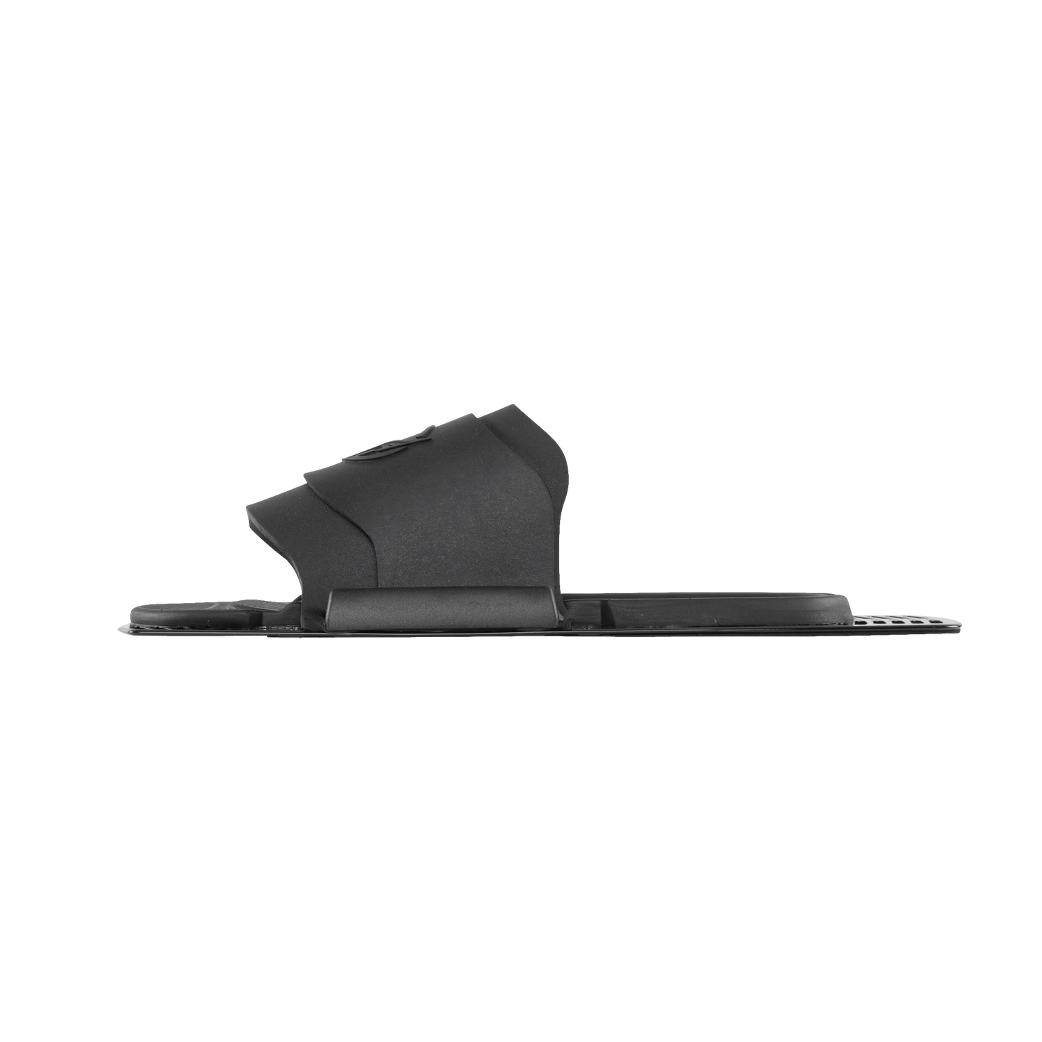 Opposite side view of Rear Toe Plate highlighting the curved toe strap and textured footbed.