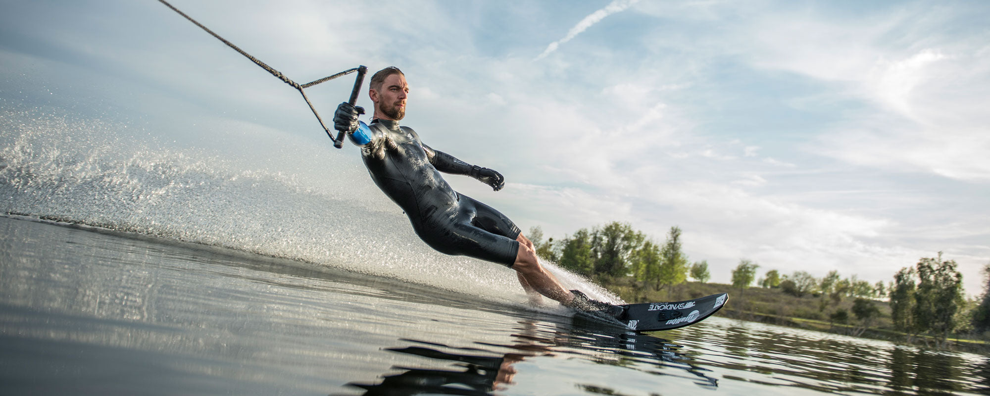 Syndicate Dry-Flex Wetsuit Shorty (Spring) Action