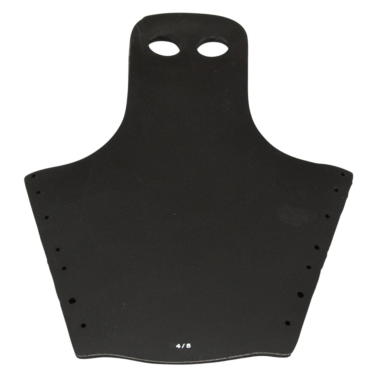 Top view of Venom Rear Ski Boot Toe Rubber in black with mounting holes along the edges.