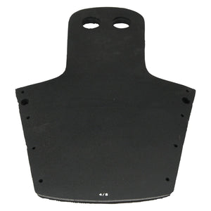 Top view of Animal Ski Boot Front Toe Rubber in black with mounting holes along the edges.
