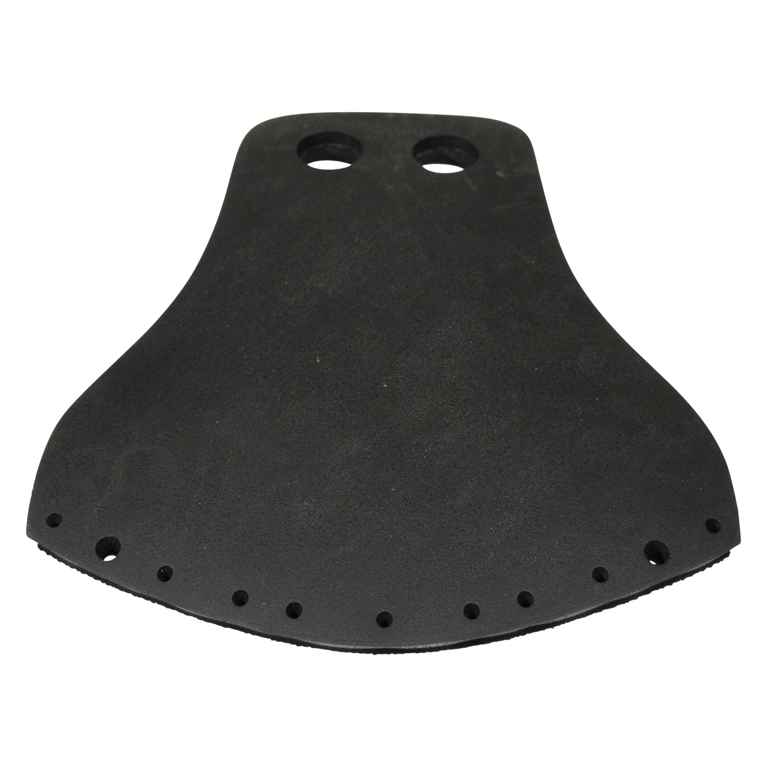 Top view of Animal Ski Boot Front Heel Rubber OSFA in black with mounting holes along the edges.