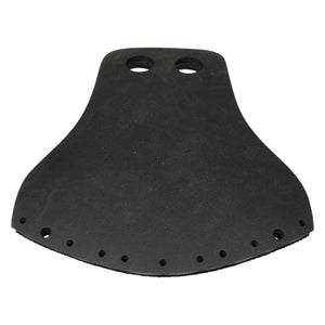Top view of Animal Ski Boot Front Heel Rubber OSFA in black with mounting holes along the edges.