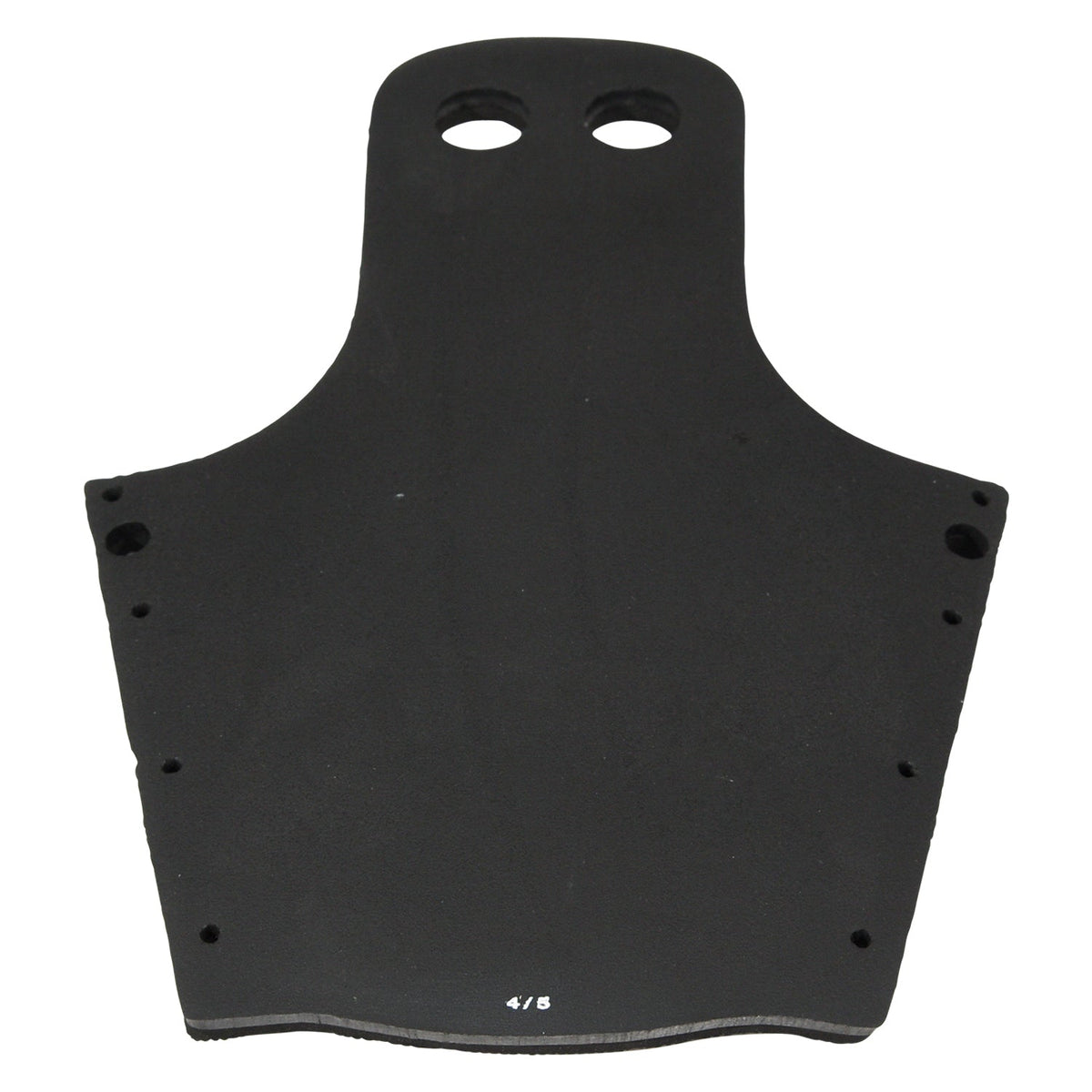 Top view of Animal Ski Boot Rear Toe Rubber in black with mounting holes along the edges.