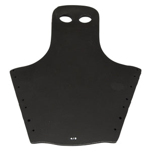 Top view of the Venom Rear Ski Boot Toe Rubber with edge mounting holes.