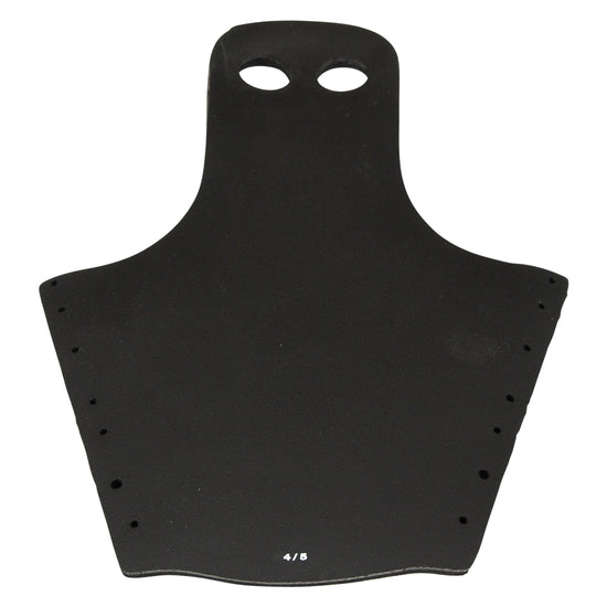 Top view of the Venom Rear Ski Boot Toe Rubber with edge mounting holes.