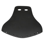 Top view of the Venom Rear Ski Boot Heel Rubber OSFA with dual heel openings.