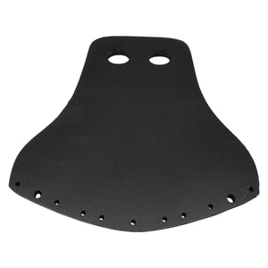 Top view of the Venom Rear Ski Boot Heel Rubber OSFA with dual heel openings.