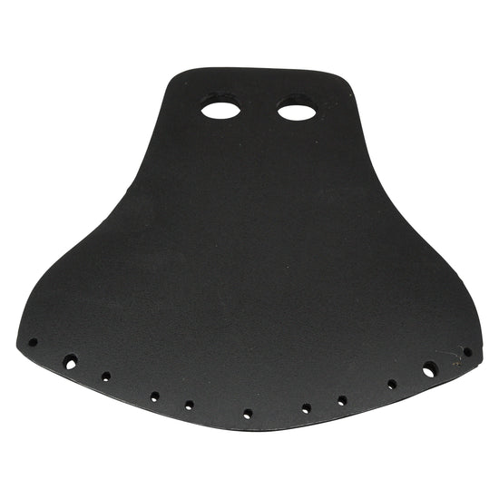 Top view of the Venom Rear Ski Boot Heel Rubber OSFA with dual heel openings.