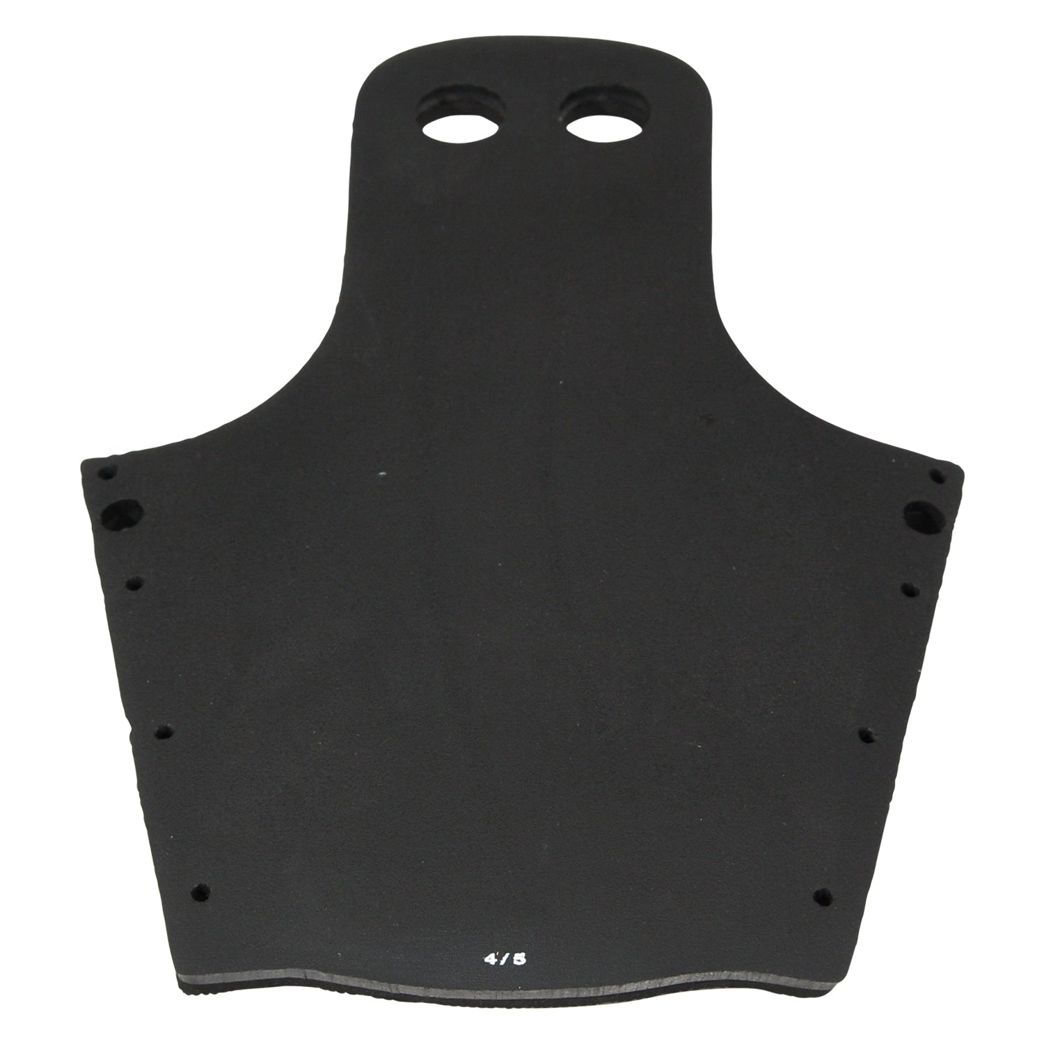 Top view of the Animal Ski Boot Rear Toe Rubber with edge mounting holes.