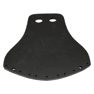 Top view of the Animal Ski Boot Rear Heel Rubber with rounded heel shape.