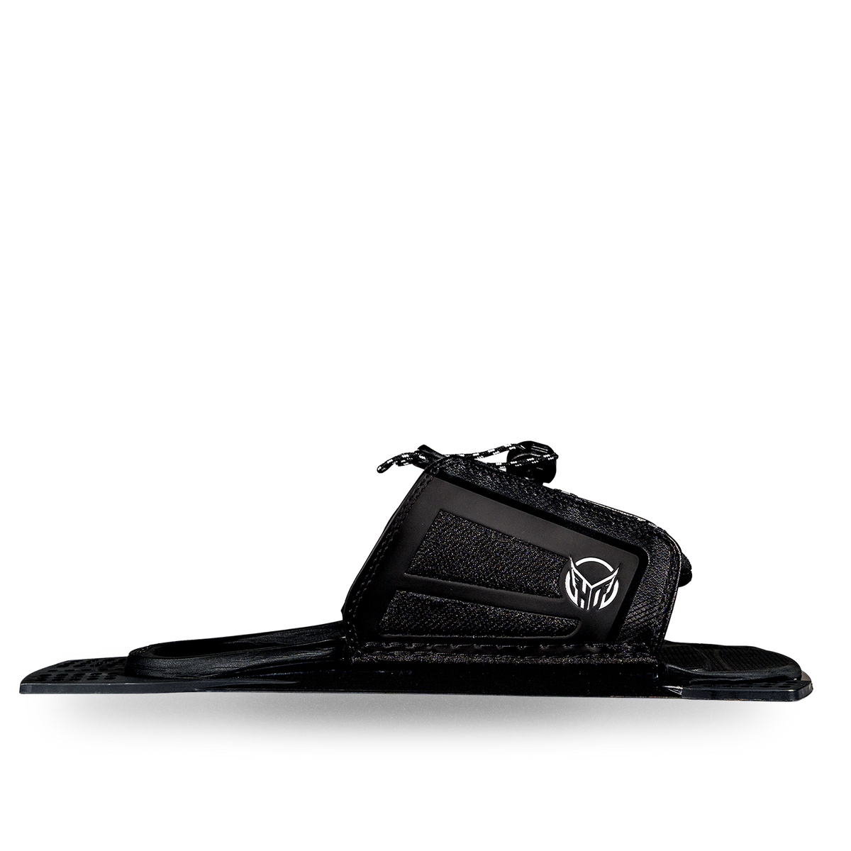Side view of Stance 110 ARTP in black with HO logo and lace closure.