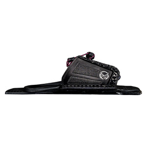 Opposite side view of Women's Stance 110 ARTP in black with pink lace closure and HO logo.