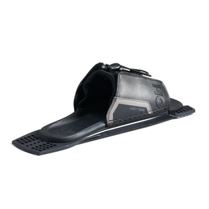 Angled rear view of the Stance UltraLite Adjustable Rear Toe Plate showing the padded interior and heel.