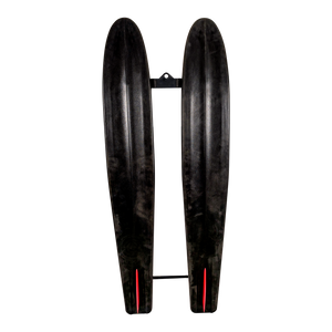 Bottom view of Hot Shot Trainers 2025, displaying the black base with dual grooves and a stabilizer bar attachment.