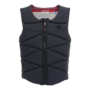 Front view of Women's Syndicate Zero Vest with zip closure and padded panels.