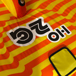 Angled top view of 2G Tube with bold striped pattern and visible logo design.