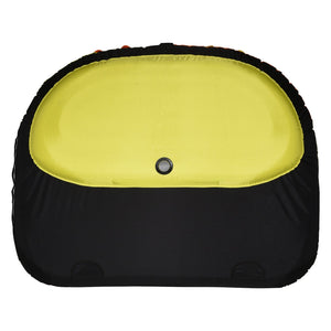 Base view of the Glide 3 Tube with a black base and yellow top, showing the air valve.