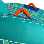 Close-up side view of Laguna 2 Tube with orange padded grab handle.