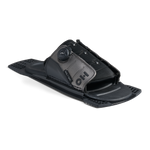 Angled view of Stance ATOP Adjustable Rear Toe Plate in black and gray with lace system.