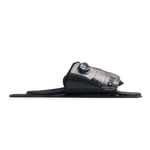 Side profile view of Stance ATOP Adjustable Rear Toe Plate in black and gray with streamlined base.