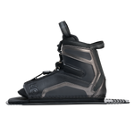 Side view of Stance Aluminum Rear Boot in black with lace-up design and reinforced panels.