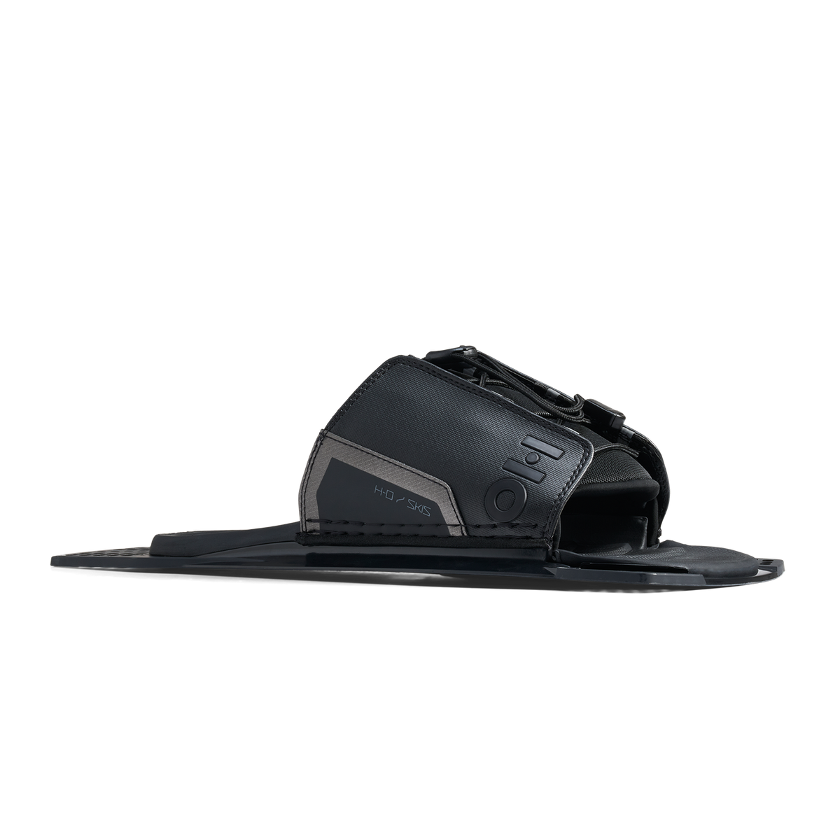 Opposite side view of Stance UltraLite Adjustable Rear Toe Plate showing angled strap.