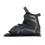 Opposite side view of Stance UltraLite Front Boot in black with stitched panels and pull loop.