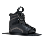 Angled front side view of Stance UltraLite Rear Boot with dark gray overlays on baseplate.