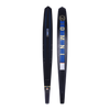 Top and base view of the Carbon OMNI slalom ski, showcasing carbon fiber construction and performance-driven design.