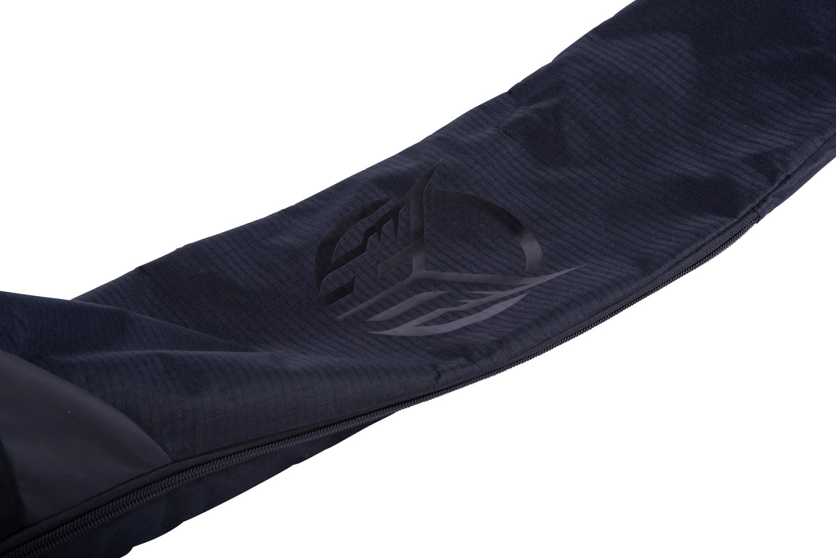 Close-up of the Universal Slalom Bag's tapered end with the tonal HO logo.