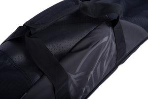 Close-up of the Universal Slalom Bag's padded carry handles and perforated top panel.