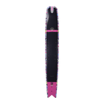 Top view of the Hovercraft - Tribal Pink ski with a bright geometric design in pink and black.