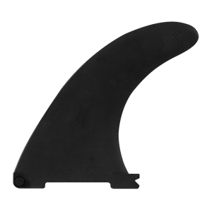 Black Leverlock Kayak Fin with a curved shape and a locking mechanism at the base.