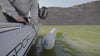 Boat bumpers hanging between boats.