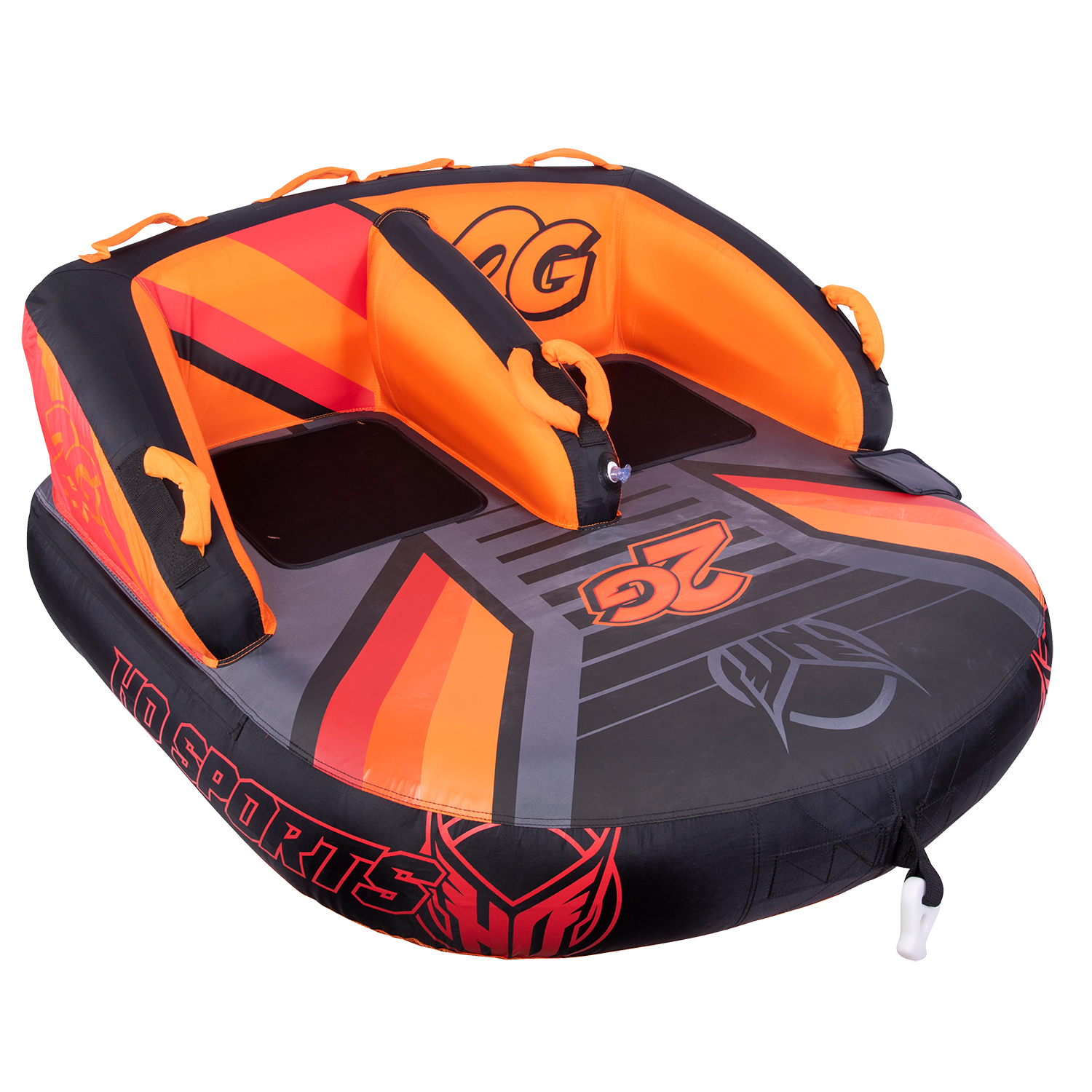 Orange and Black 2 person wake Tube