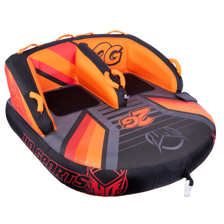 Orange and Black 2 person wake Tube