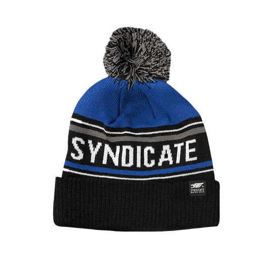 Syndicate Pom Pom Beanie - Navy