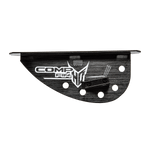 Side view of the T-Extrusion Fin, a black competition fin with adjustment markings and HO Sports branding.