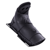 Angled view of the Animal Front water ski binding, showing the raised heel and flexible rubber design.
