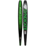 Top and base views of the Syndicate Omega Max, showing the bold green and black design.