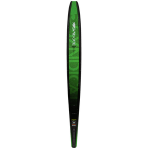 Top view of the Syndicate Omega Max, showing a green and black design with topographic graphics.